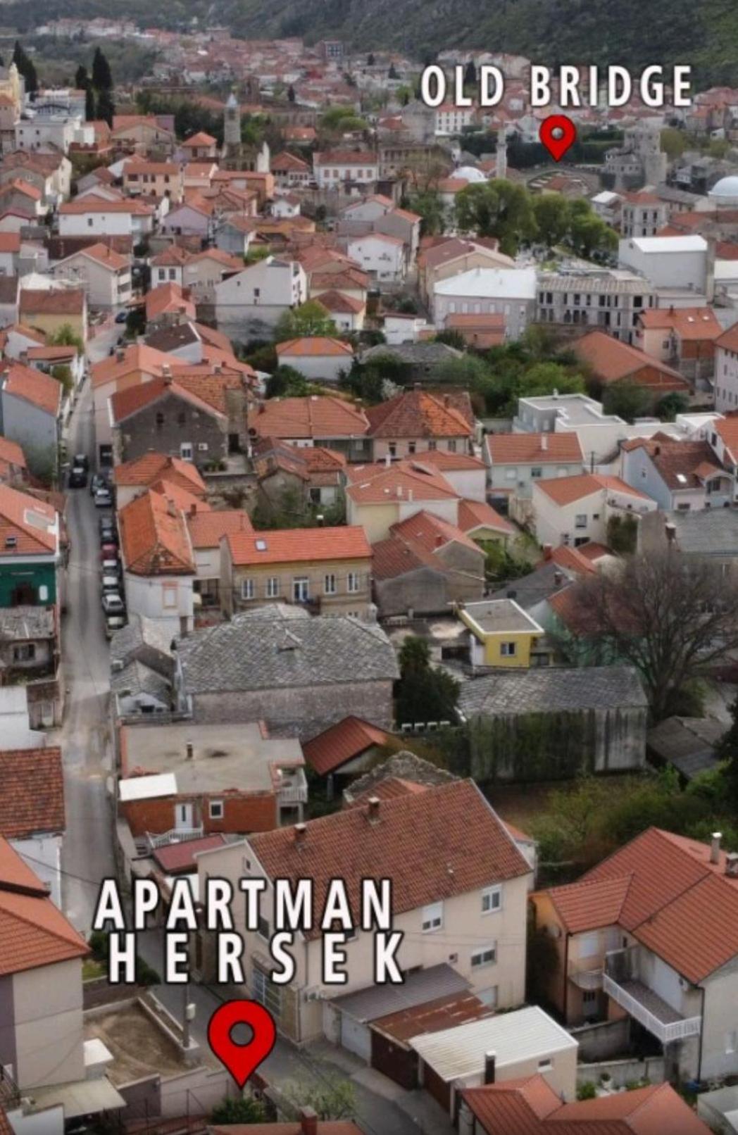 Apartman Hersek Mostar Eksteriør billede