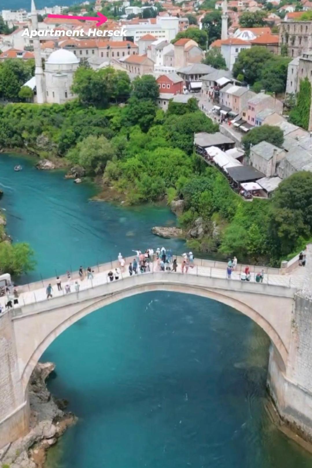 Apartman Hersek Mostar Eksteriør billede